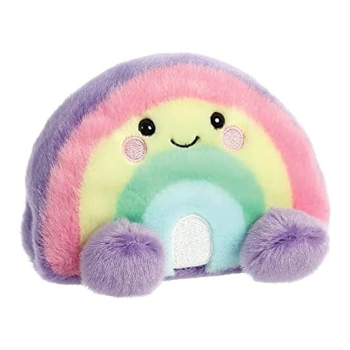 Palm Pals Vivi Rainbow 5in - Gentle Cuddle Toy