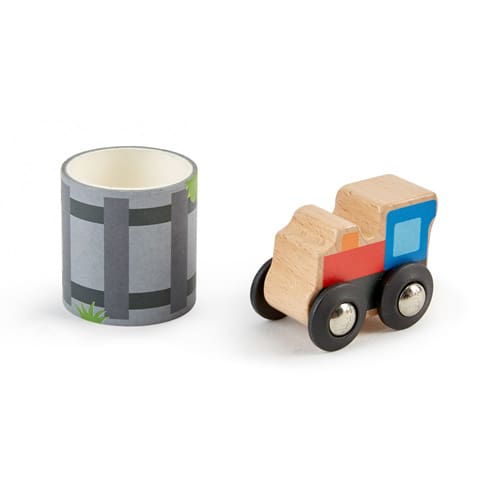 Hape Train & Tape Display - Push and Go