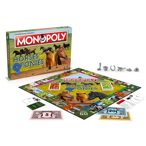 Monopoly: Horses & Ponies - Colour and Create