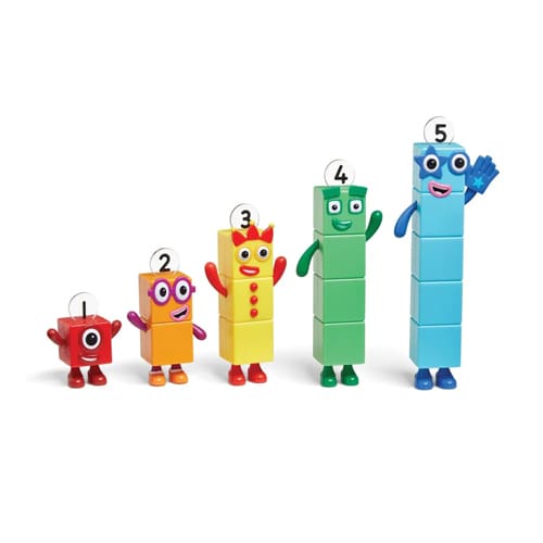 Numberblocks Friends One to Five - Pocket Play Set