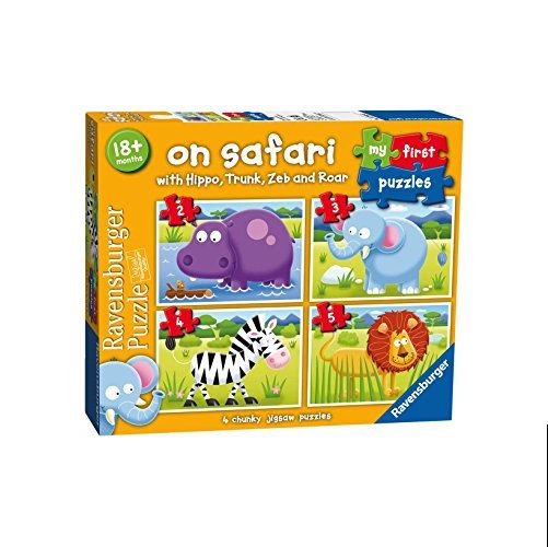On Safari My First Puzzles (2,3,4,5pc) - Logic Play Time