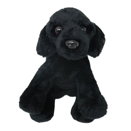 Sitting Black Labrador - Hug Me Friend
