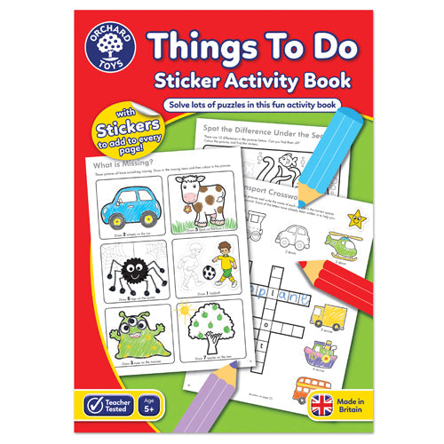 Things To Do Activity Book - Bedtime Book Pick
