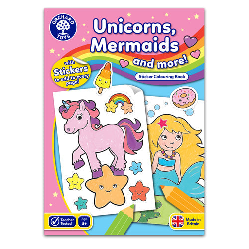 Unicorns, Mermaids and More Colouring Book - Reading Fun Choice